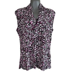 Nine West Floral Tank • Used • Size: Medium​